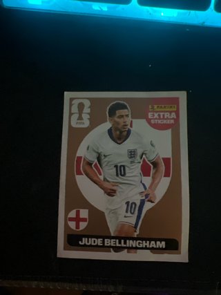 Figurinha Jude Bellingham Mundial 2026 extra stick