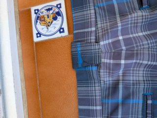 Pantalón Nike Golf Cuadros Azul Gris