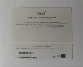 iPad 6ª generazione