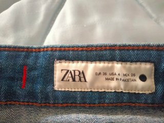 Vaquero de Zara.