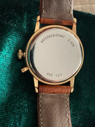 Reloj Bucherer Cronógrafo Oro Blanco