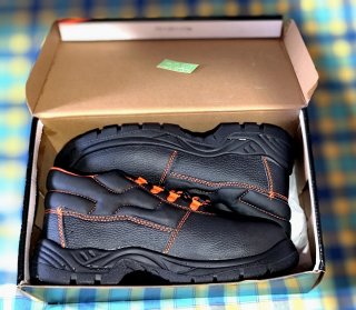Zapatos Seguridad BlackLeather Talla 42 NUEVOS