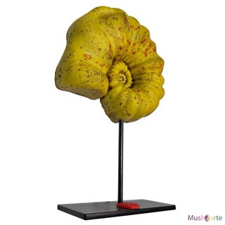 Réplica Fósil Amonite Amarillo