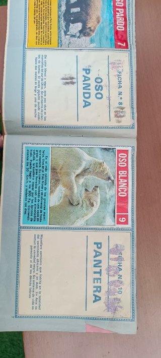Álbum CROMOS ANIMALES