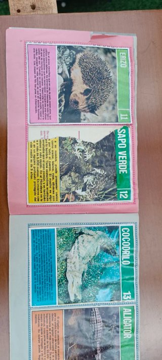 Álbum CROMOS ANIMALES