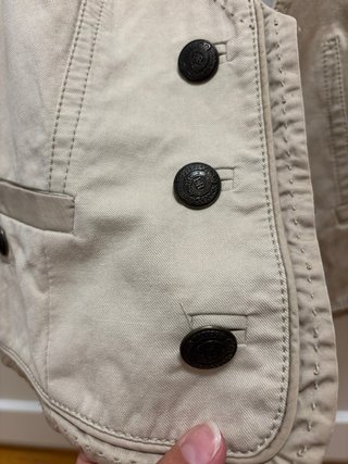 Chaleco Massimo Dutti Beige