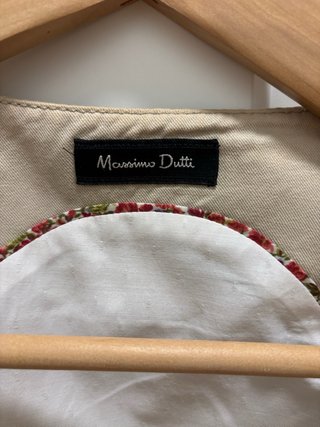 Chaleco Massimo Dutti Beige