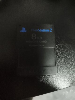 PS2 Slim V3 Negra con cables