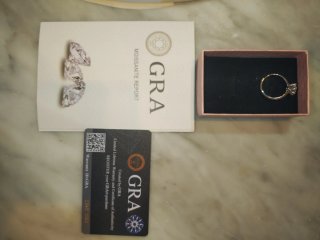 Anillo Moissanita 2 ct Plata 925