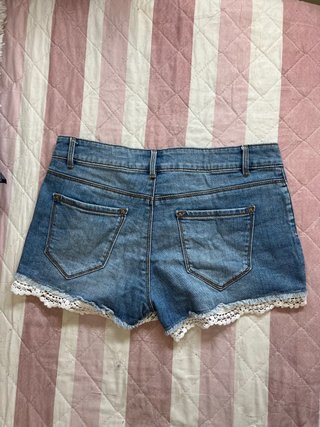 Shorts Vaqueros con Encaje