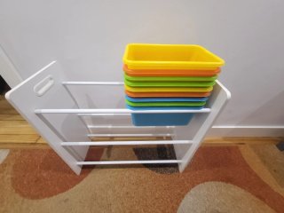 Estantería infantil multicolor
