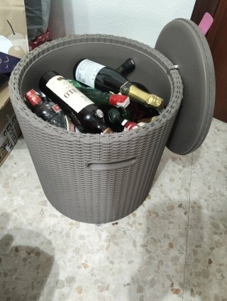 Mesa nevera terraza