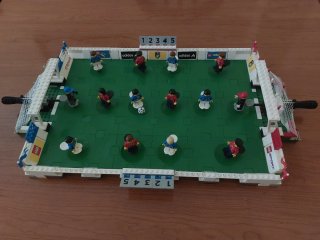 Futbolín Lego: España vs Francia