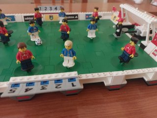 Futbolín Lego: España vs Francia
