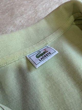 Polo sin mangas Lacoste verde lima