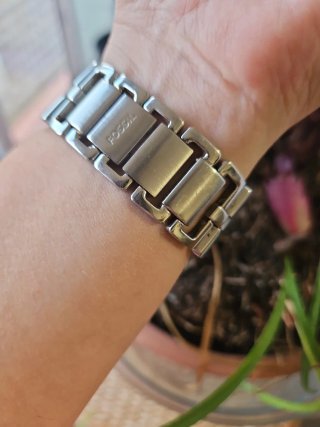 Reloj Fossil Mujer Plata y Blanco
