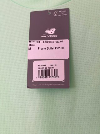 Conjunto New Balance Original. M. Nuevo/Etiquetas.