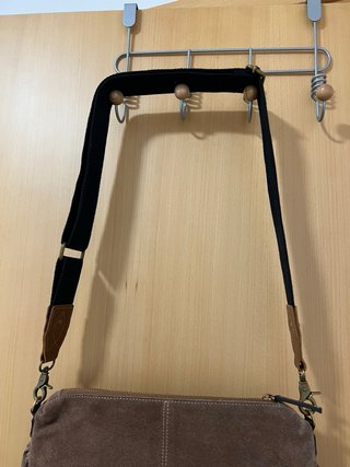 Bolso marrón flecos Tintoretto