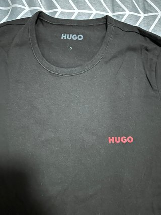 Camiseta Hugo Boss Negra Talla S