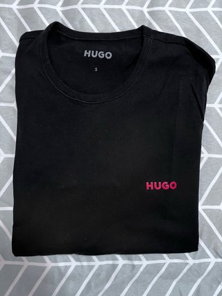 Camiseta Hugo Boss Negra Talla S