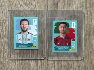 Cromos Messi y Cristiano Ronaldo Mundial 2026