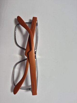 Gafas graduar grises y naranjas