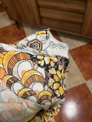 Vestido corto estampado seda de Sandro Ferrone