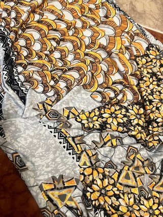 Vestido corto estampado seda de Sandro Ferrone