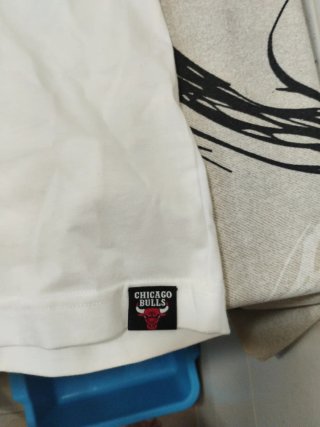 Camiseta Chicago Bulls Blanca Talla M