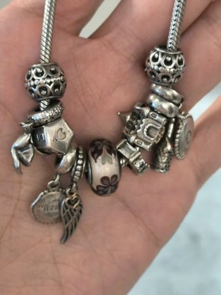 Pulsera Pandora Corazón con Charms