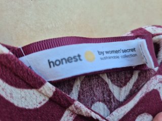 Mono estampado ondas morado y blanco