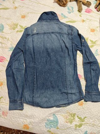 Camiseta vaquera Bershka Talla S