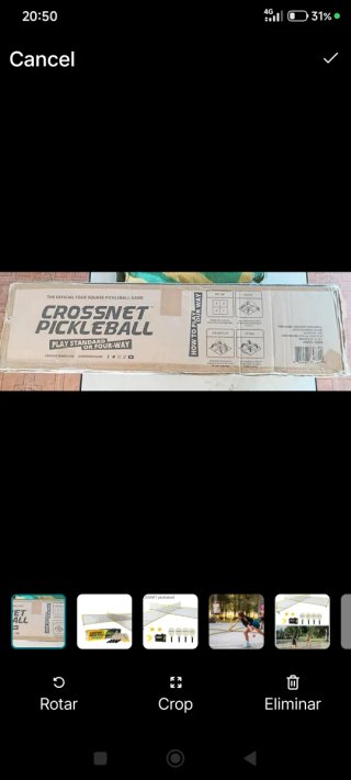 CROSSNET Pickleball Set 4 en 1 Nuevo