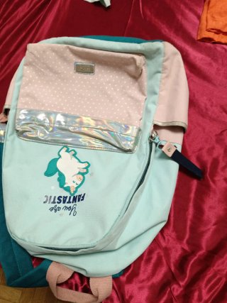 Mochila Mr. Wonderful Unicornio Azul y Rosa