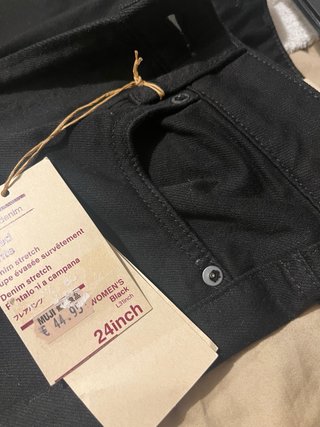 Pantalón MUJI negro mujer a estrenar