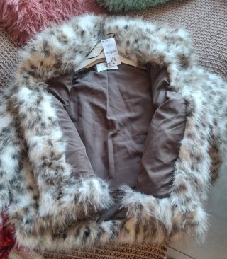 Chaqueta pelo leopardo Stradivarius Talla M