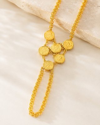 Pulsera monedas Oro 18kl BARC-TRA2395