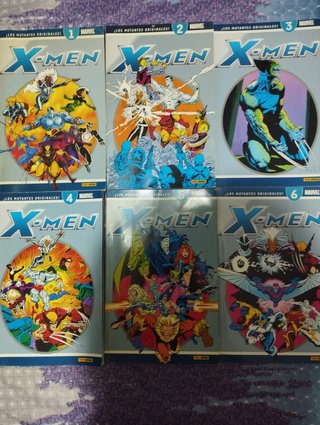 6 comics de Xmen tapa blanda.En perfecto estado