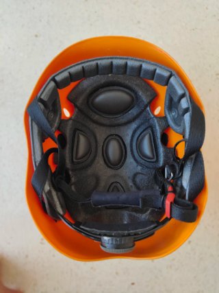 Casco de alpinismo naranja Skylotec