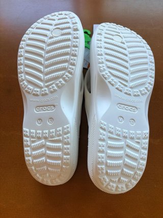 Chanclas Crocs Blancas Talla 48-49 Nuevas