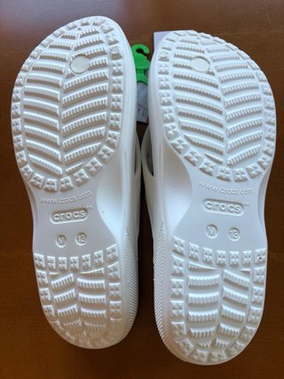 Chanclas Crocs Blancas Talla 48-49 Nuevas