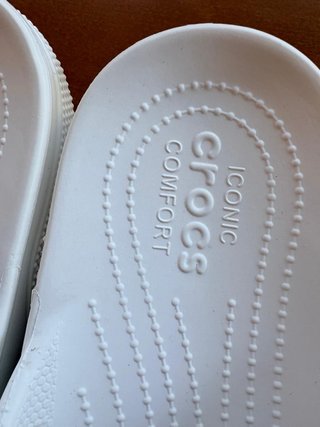 Chanclas Crocs Blancas Talla 48-49 Nuevas