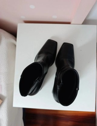 Botines tacón cuadrado