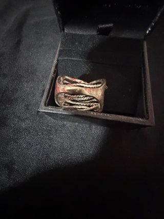 Anello fascione acciaio doppi giri