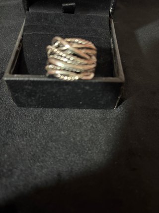 Anello fascione acciaio doppi giri