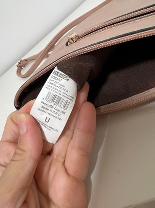 Bolso rosa Ale-Hop con adornos