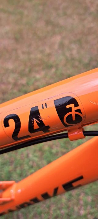 Bicicleta Montaña DENBIKE 24 Naranja