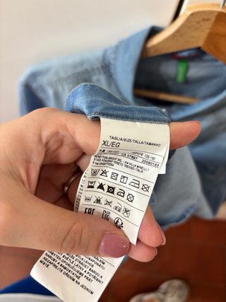 Camicia Benetton Slim Fit Anni 2000
