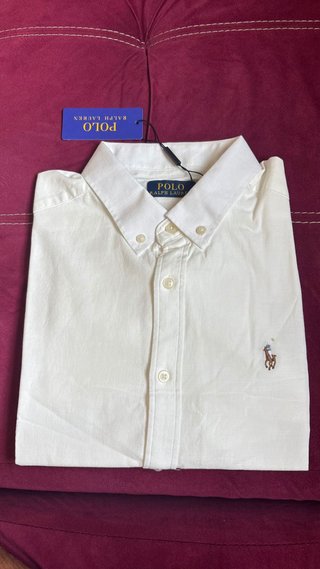 Camisa Polo Ralph Lauren Blanca