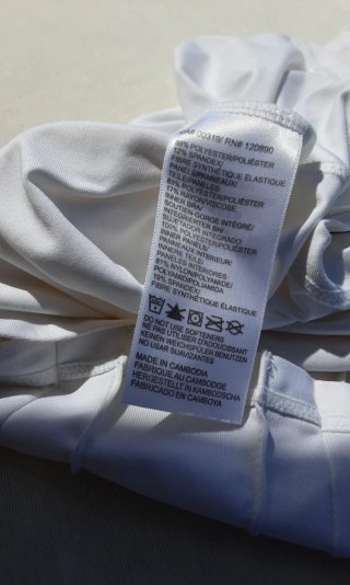 Vestido de tenis Wilson blanco con sujetador